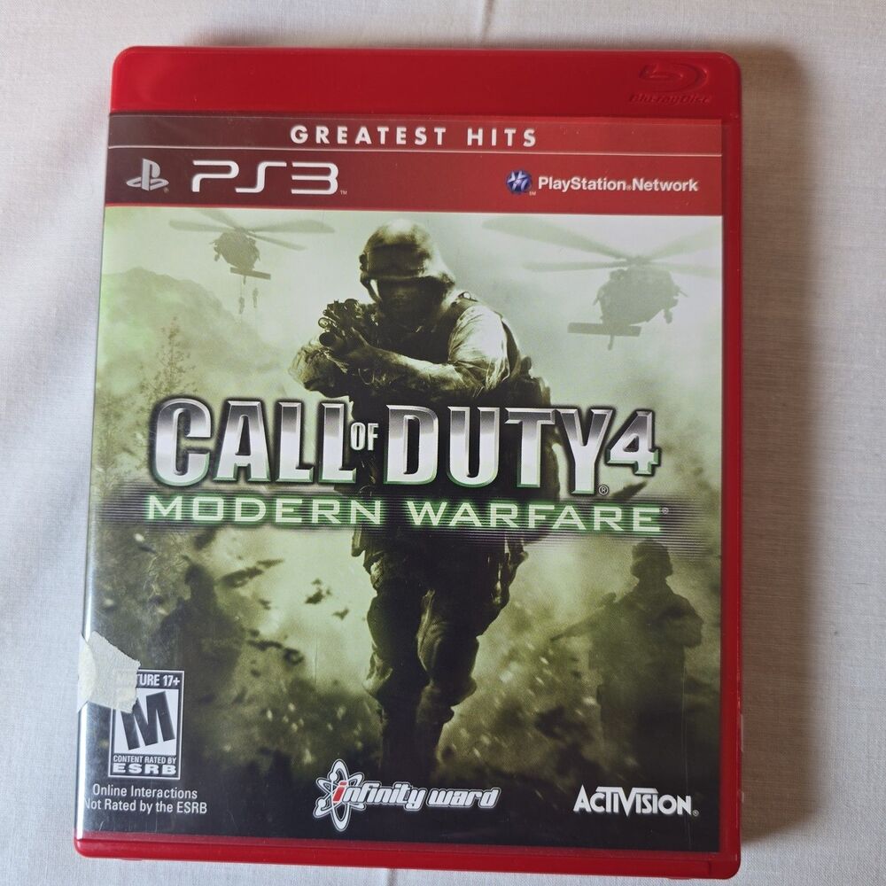 Call of Duty 4 Modern Warfare Greatest Hits PS3 Complete CIB Untested